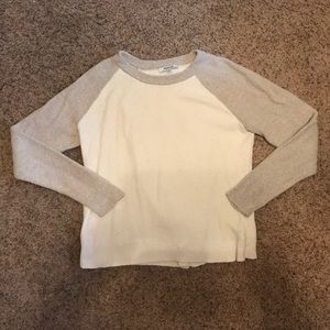 [Madewell] Baseball Split Back Sweater